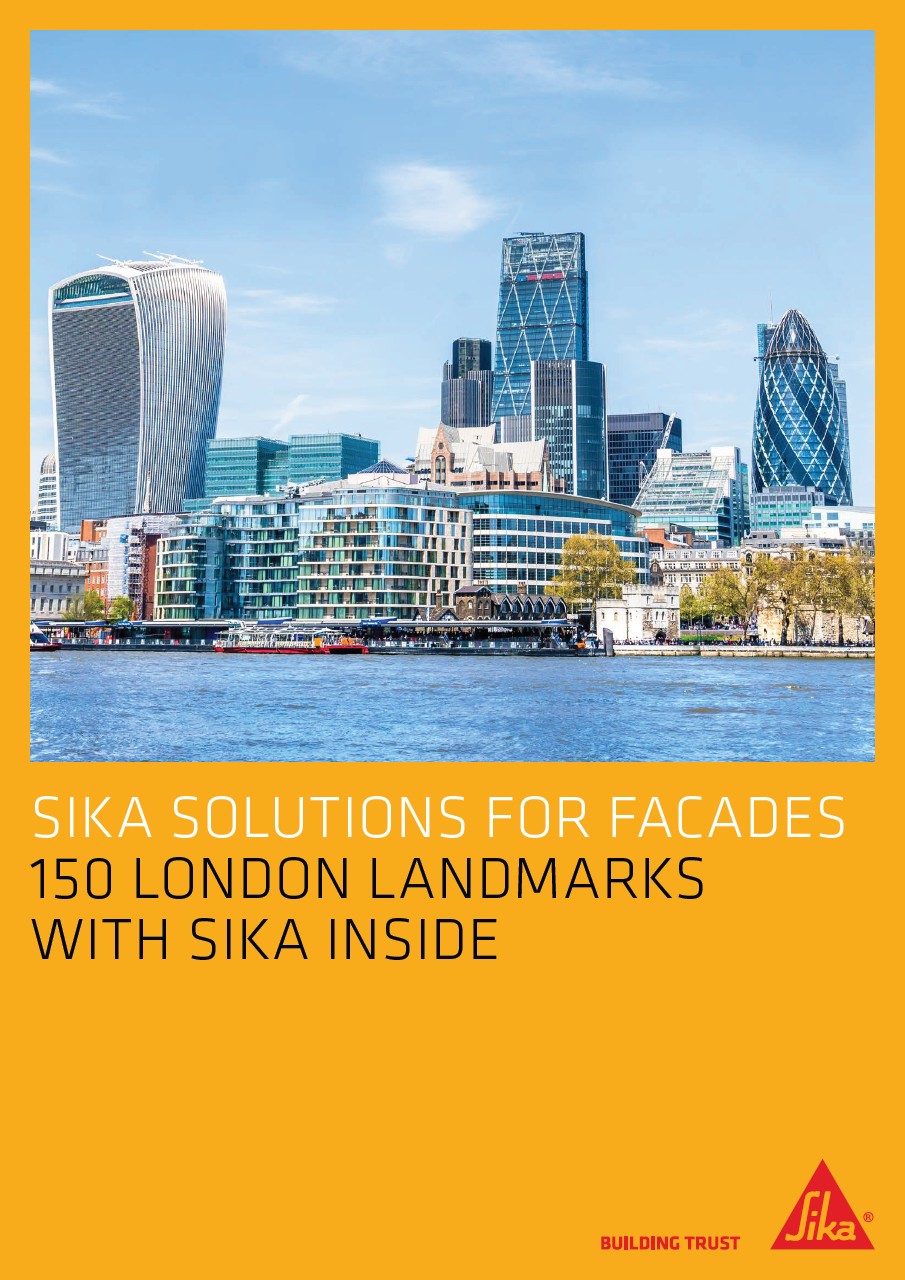 Rozwiązania Sika dla elewacji – 150 obiektów reprezentacyjnych w Londynie z wykorzystaniem produktów Sika Broszury (EN)