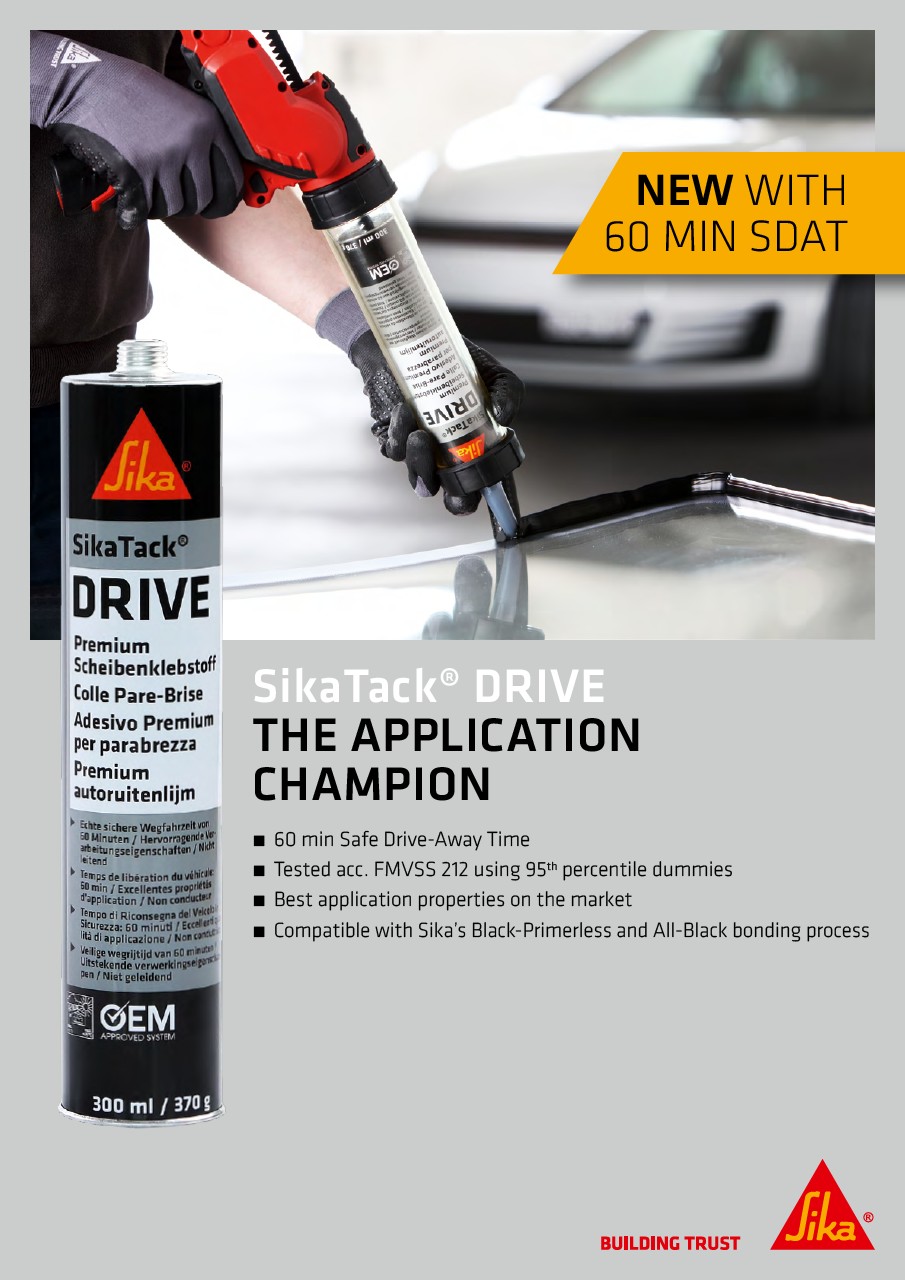 SikaTack® DRIVE – Mistrz aplikacji Ulotka (EN)