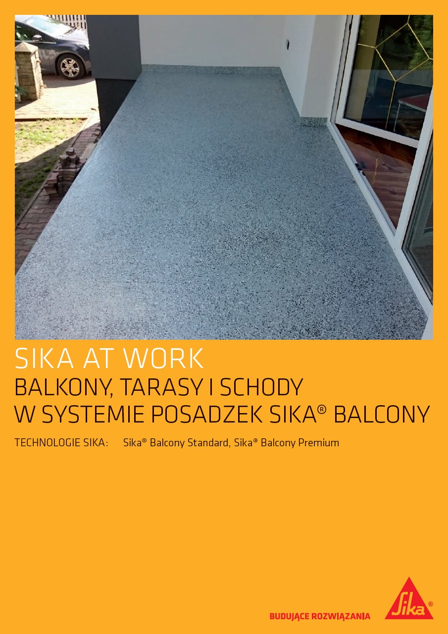 Balkony, tarasy i schody w systemie posadzek Sika Balcony