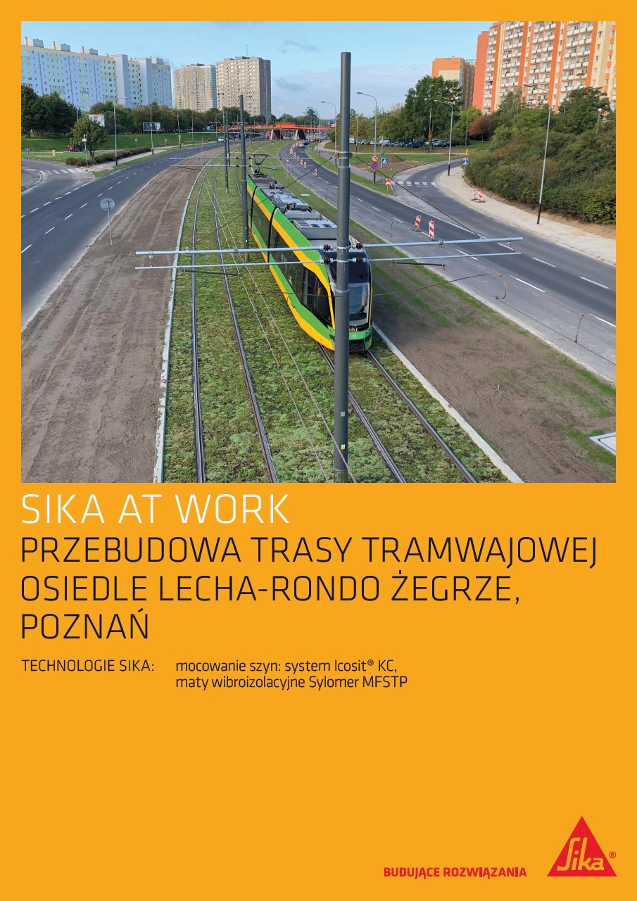 Przebudowa trasy tramwajowej osiedle Lecha-Rondo Żegrze, Poznań