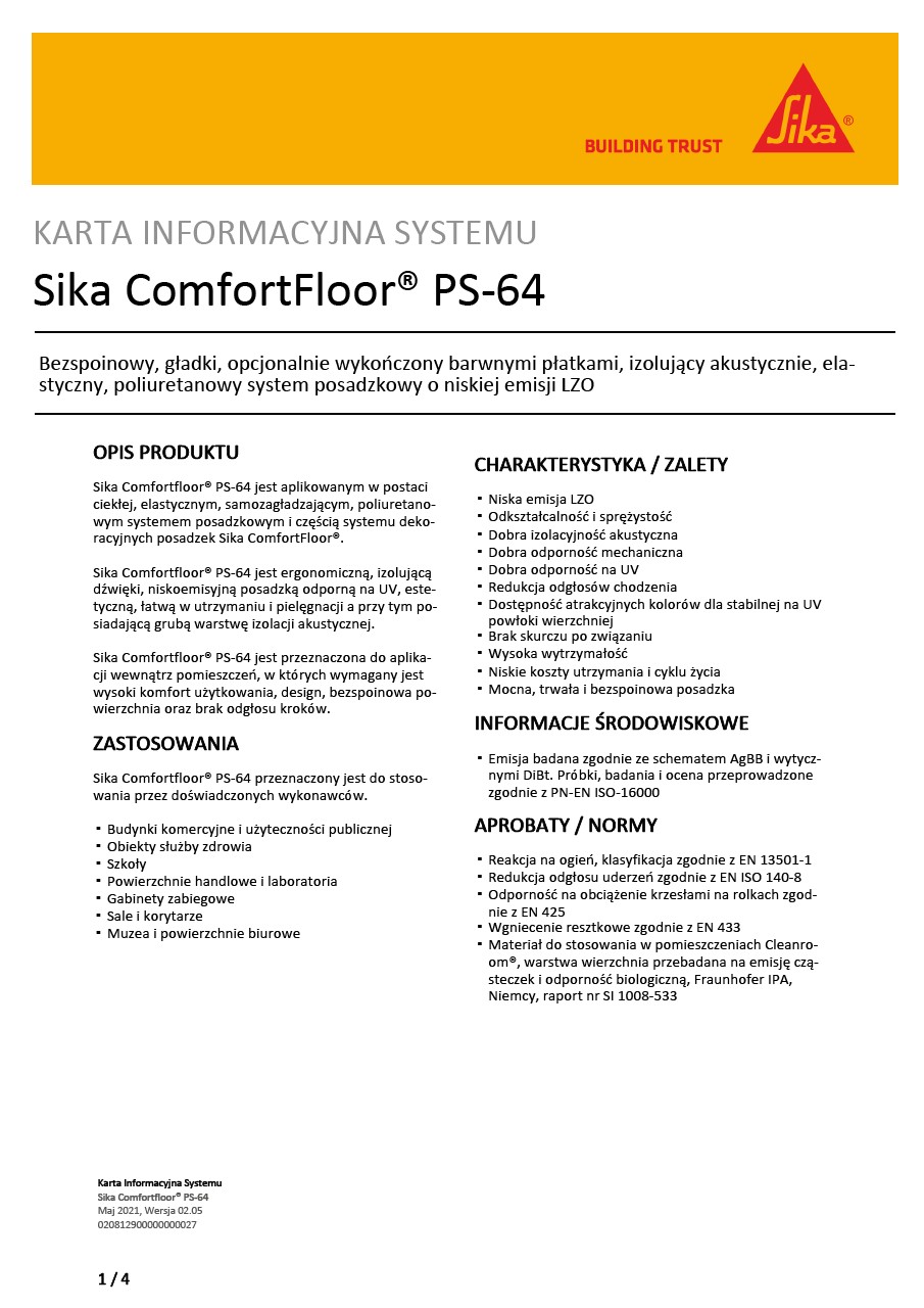 Sika Comfortfloor® PS-64