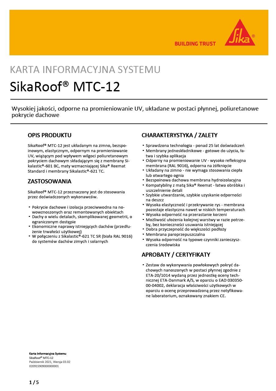 SikaRoof® MTC-12