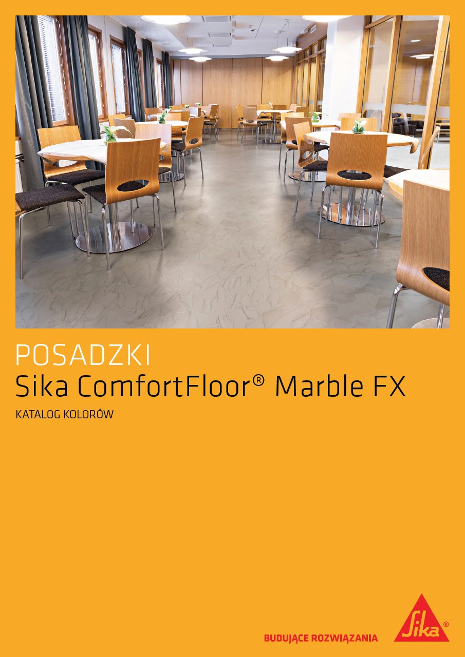 Katalog kolorów Sika Comfortfloor Marble FX