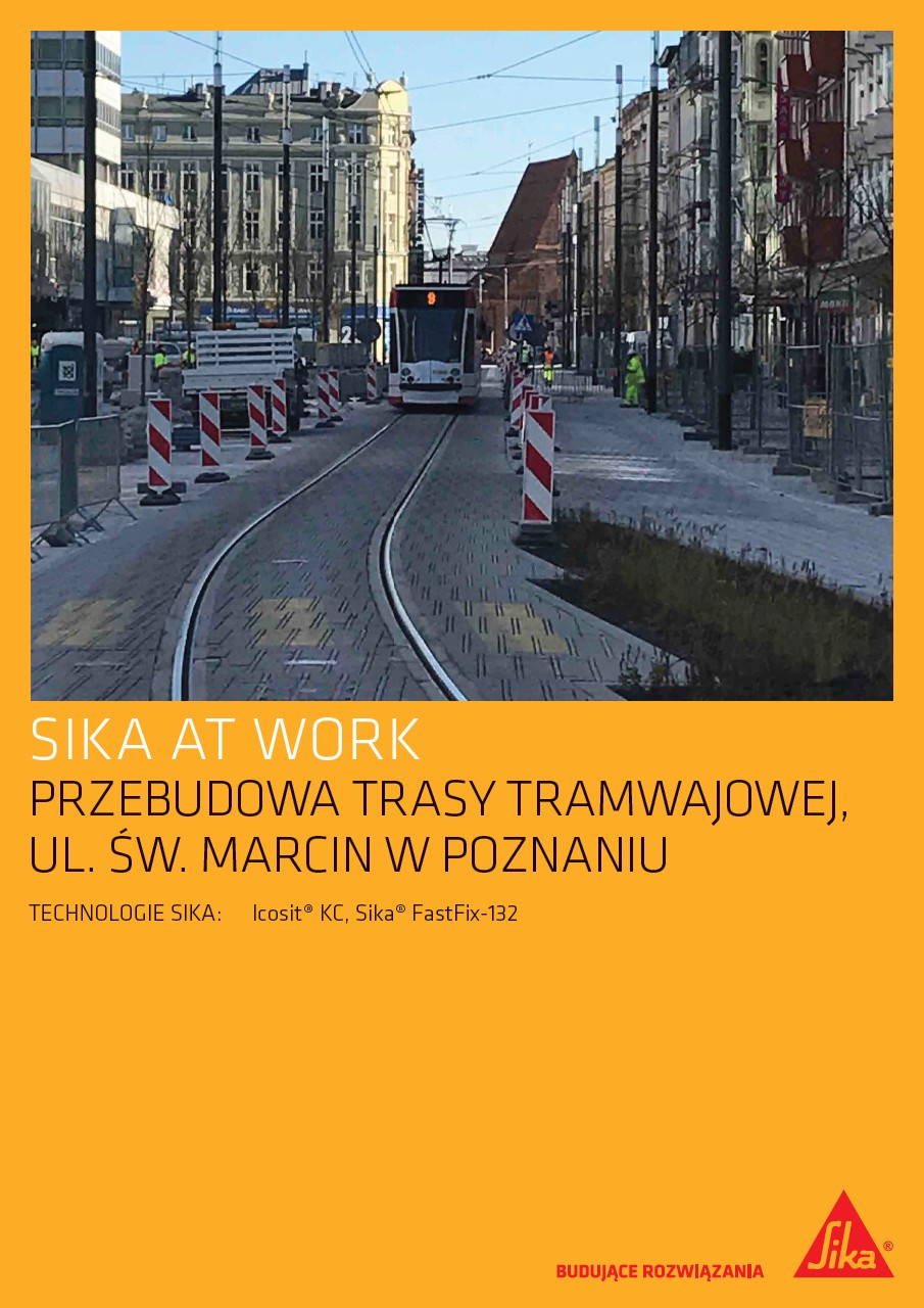 Przebudowa trasy tramwajowej, ul. Św. Marcin w Poznaniu