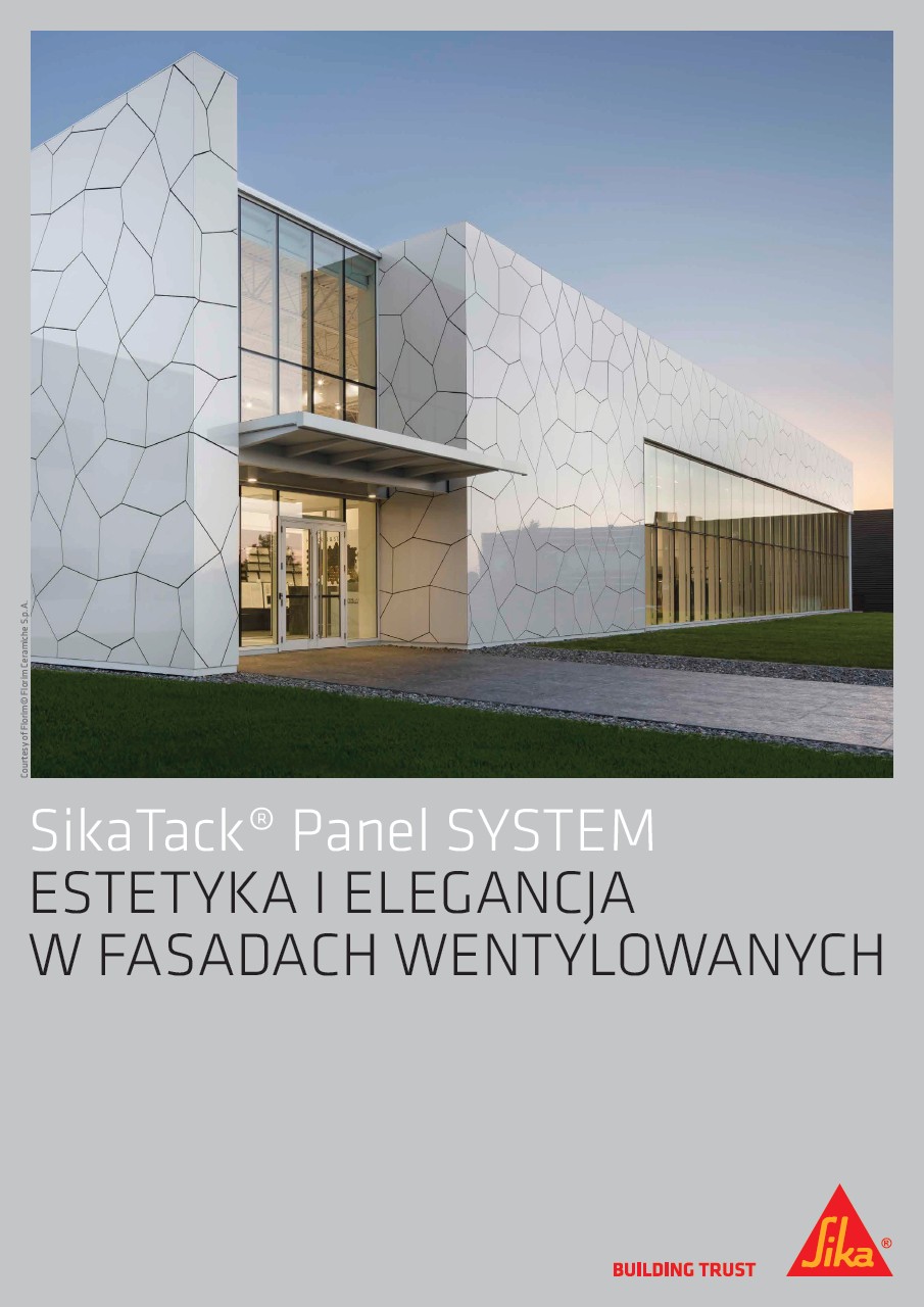 SikaTack Panel System - estetyka fasad wentylowanych