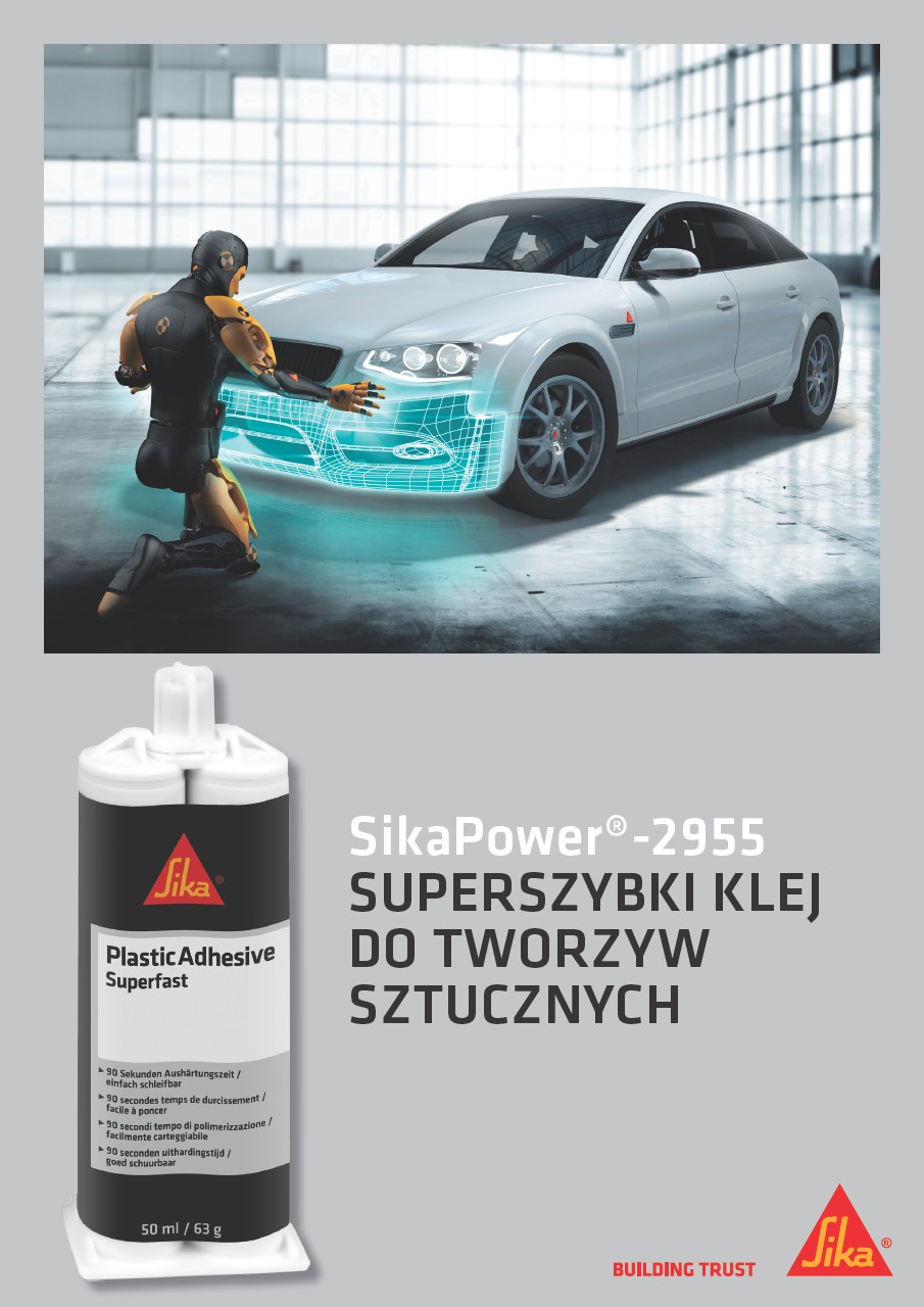 SikaPower®-2955 Odbudowa przerwanego zaczepu z tworzywa sztucznego