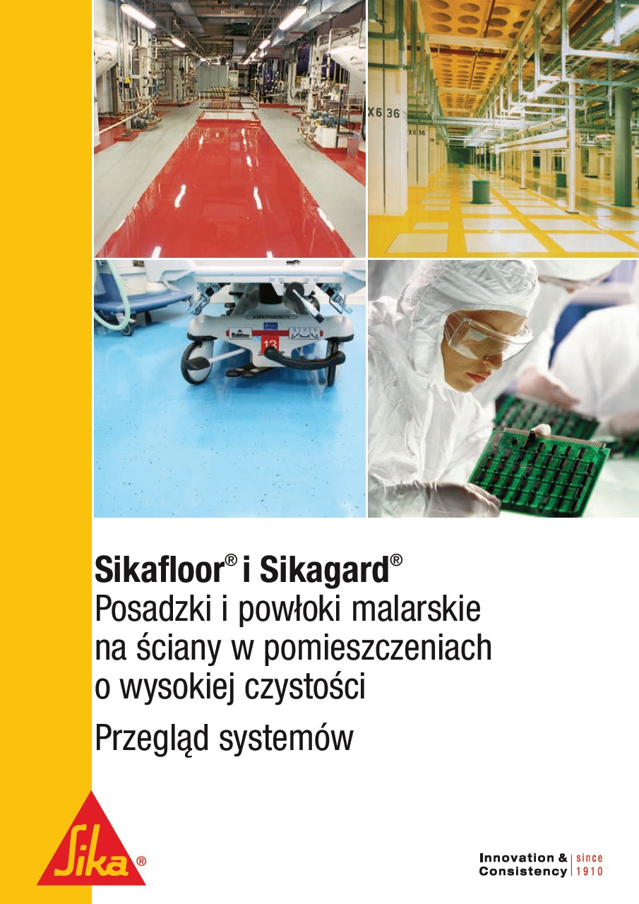 Posadzki i powłoki malarskie na ściany w pomieszczeniach o wysokiej czystości