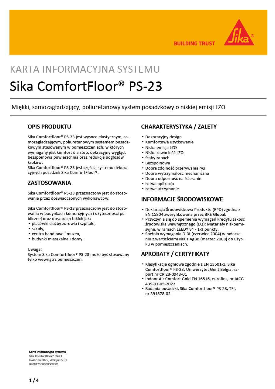Sika Comfortfloor® PS-23