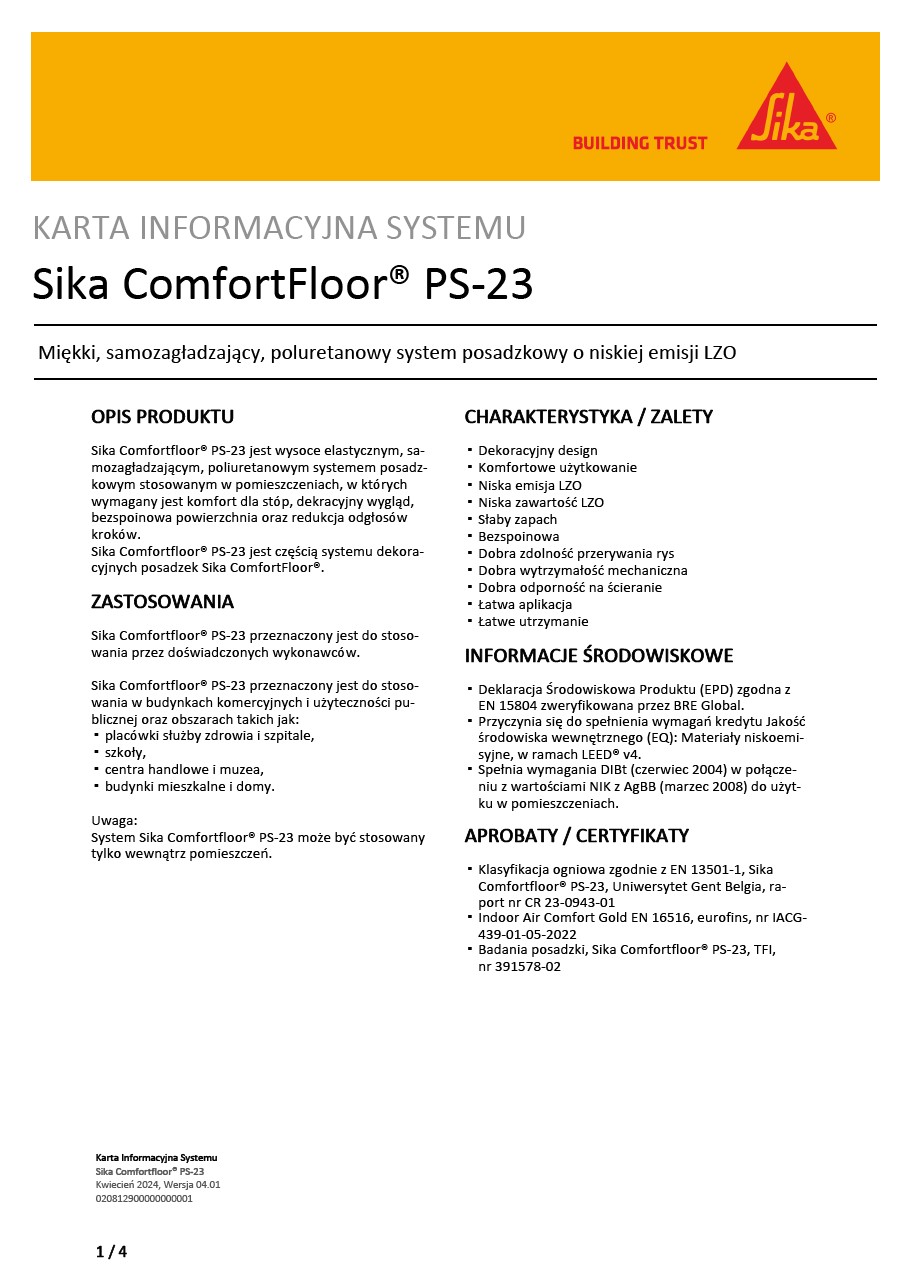 Sika Comfortfloor® PS-23