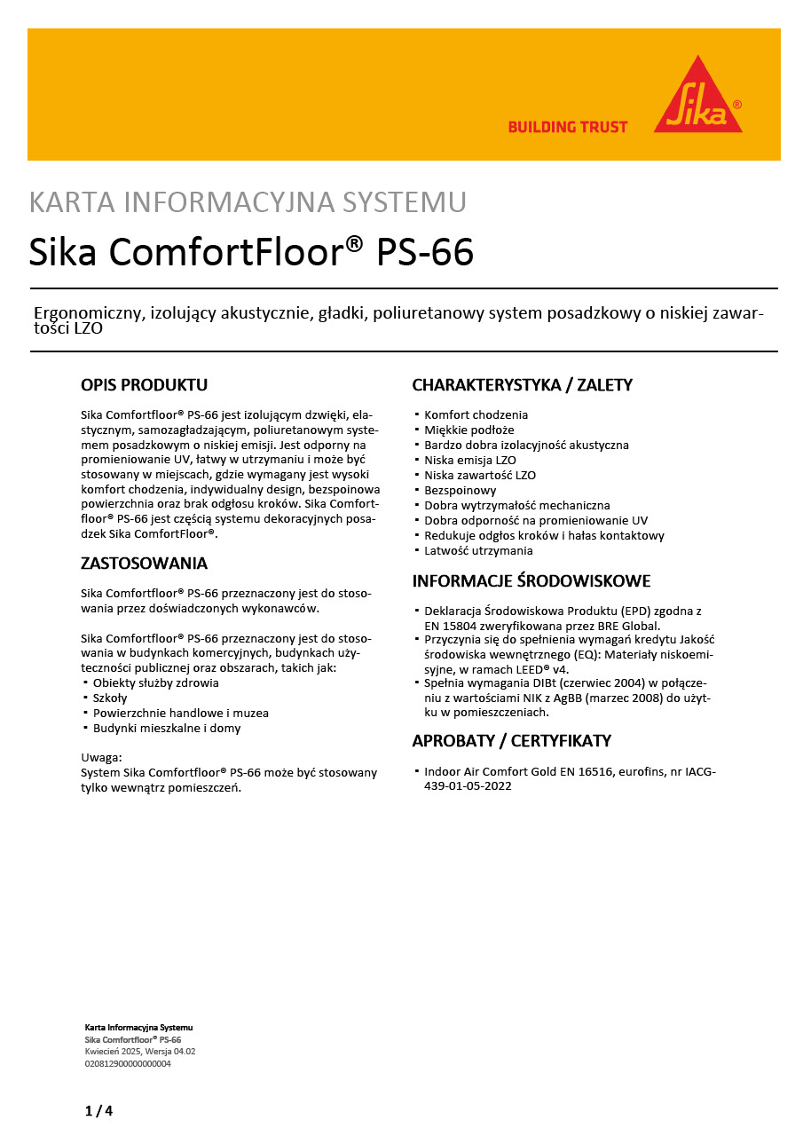 Sika Comfortfloor® PS-66