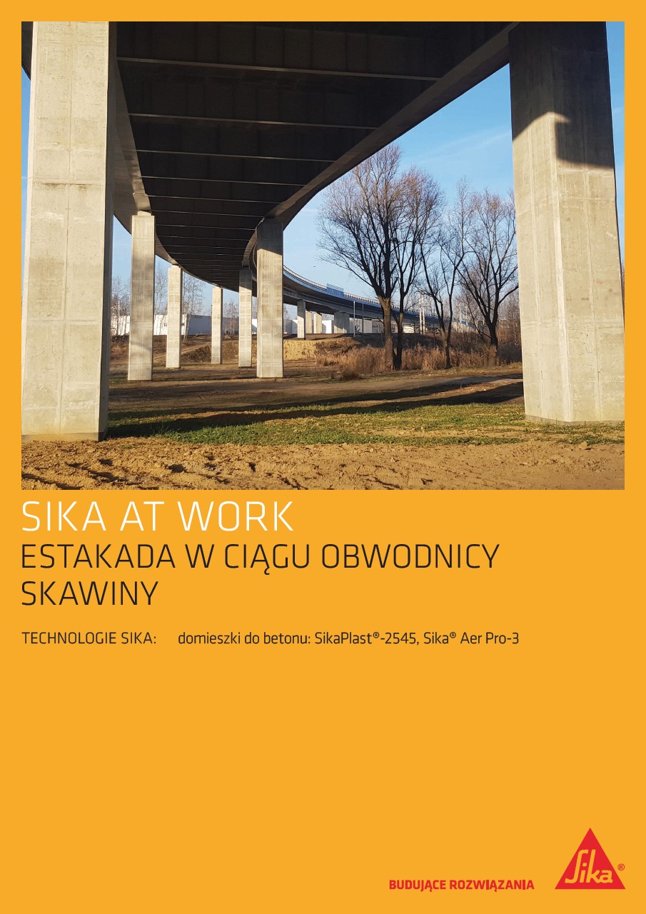 Estakada w ciągu obwodnicy Skawiny