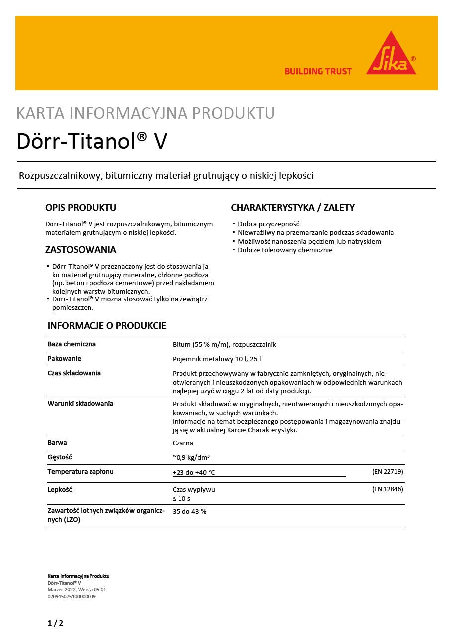 Dörr-Titanol® V