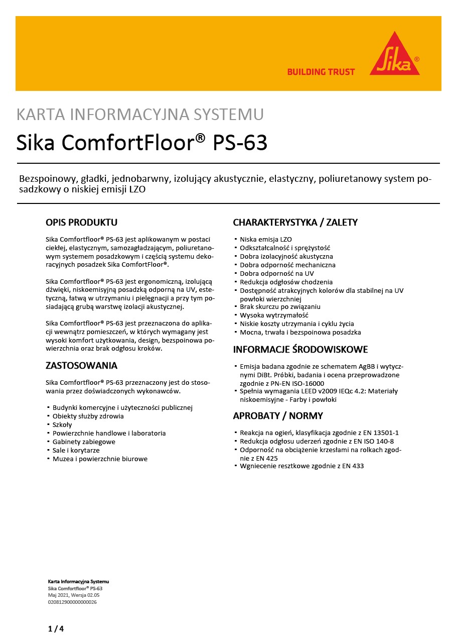 Sika Comfortfloor® PS-63
